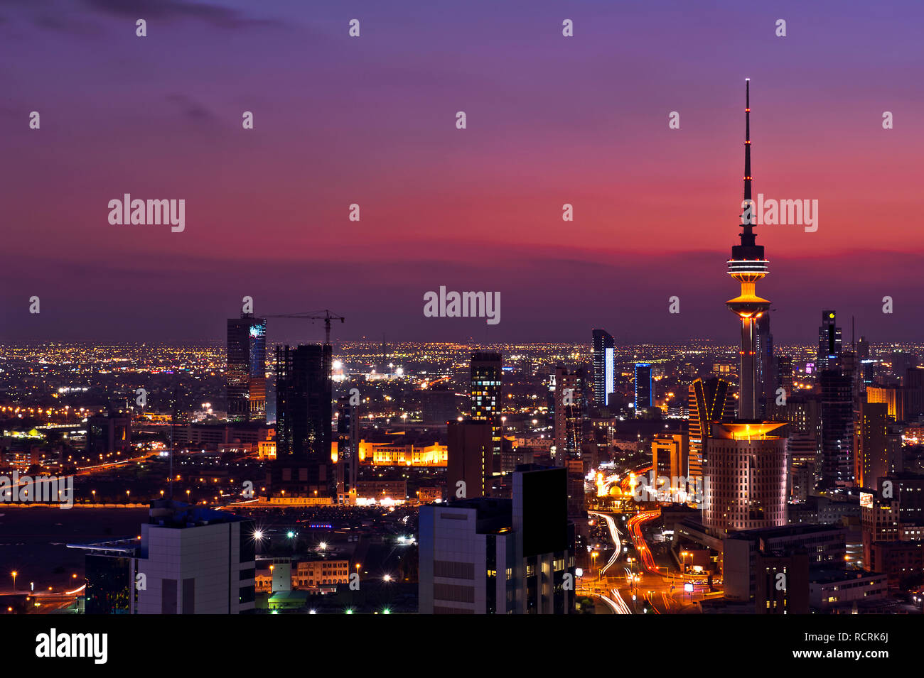 Kuwait City liberation tower Stock Photo