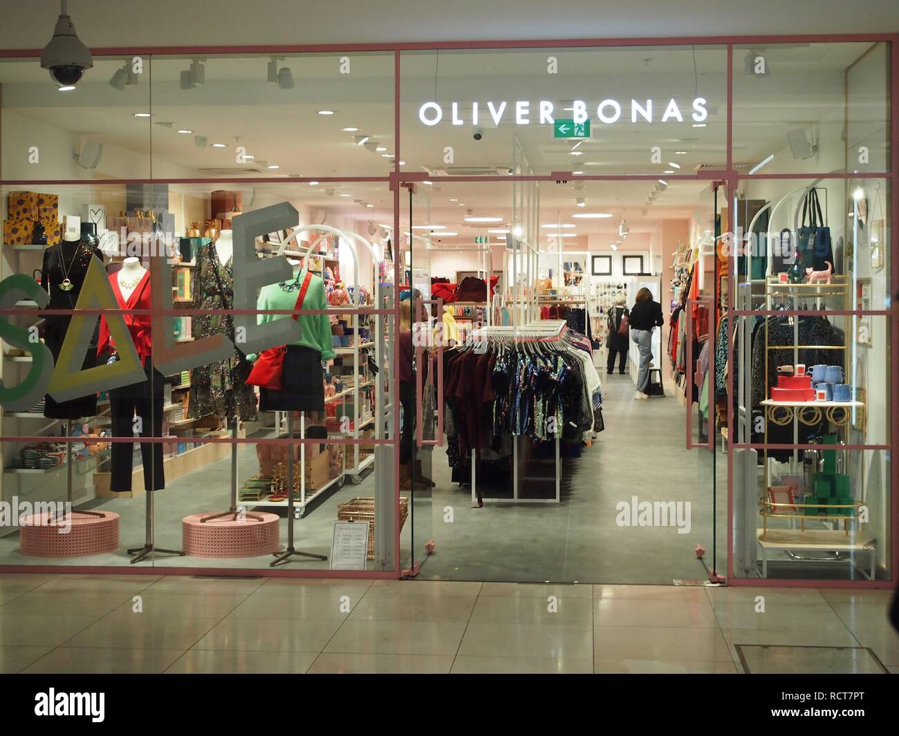 Oliver Bonas store in Milton Keynes shopping centre Stock Photo Alamy