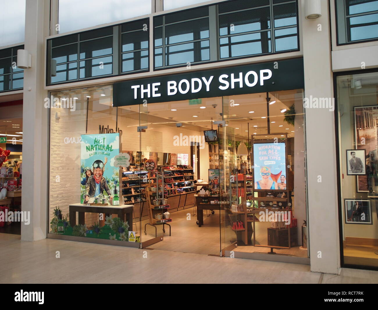 The Body Shop store in Milton Keynes shopping centre Stock Photo Alamy