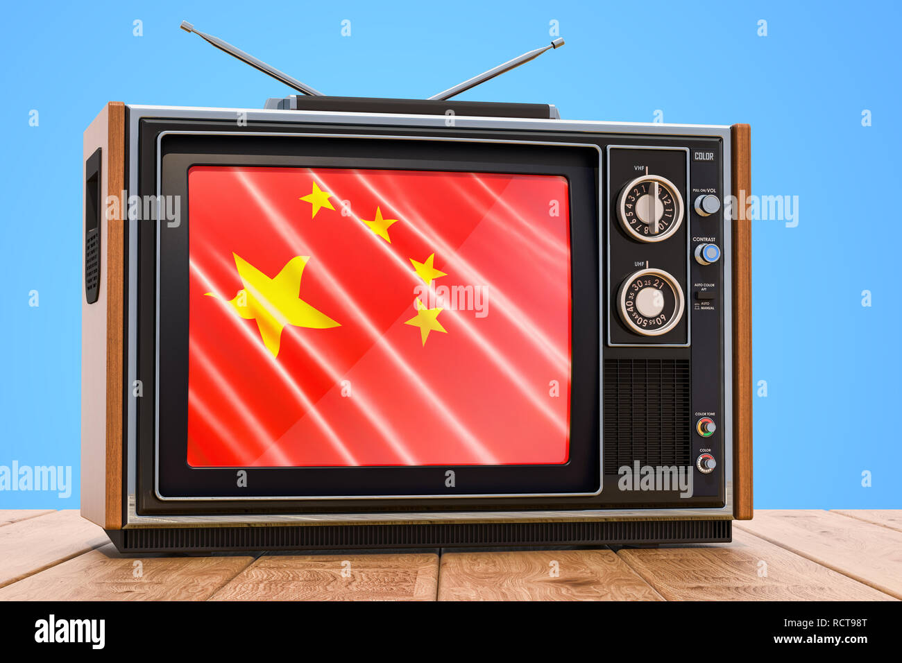 Chinese Television concept, 3D rendering Stock Photo Alamy