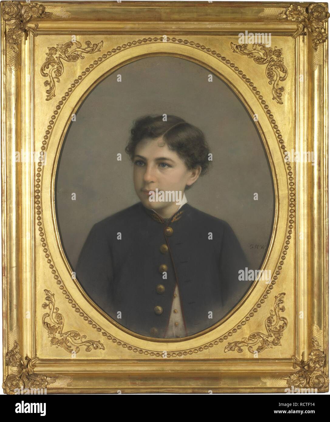 Portrait of Alexandre Antoine, Count Colonna-Walewski (1844-1898). Museum: Patrimoine comte Charles-André Colonna Walewski. Author: Winterhalter, Franz Xavier. Stock Photo