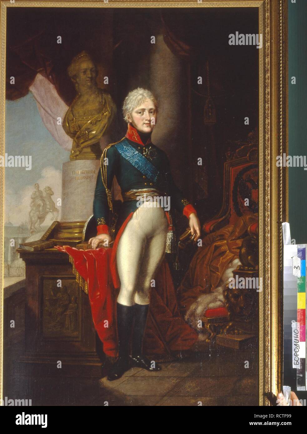 Portrait of Emperor Alexander I (1777-1825). Museum: State Borodino War ...