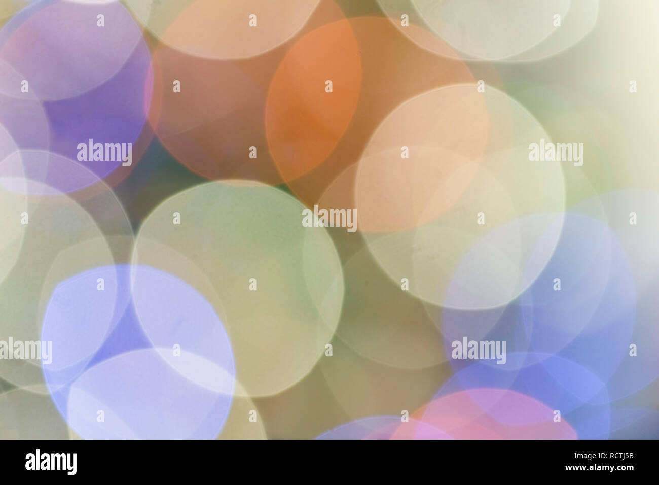 Colorful abstract , out of focus circles  of light Stock Photo