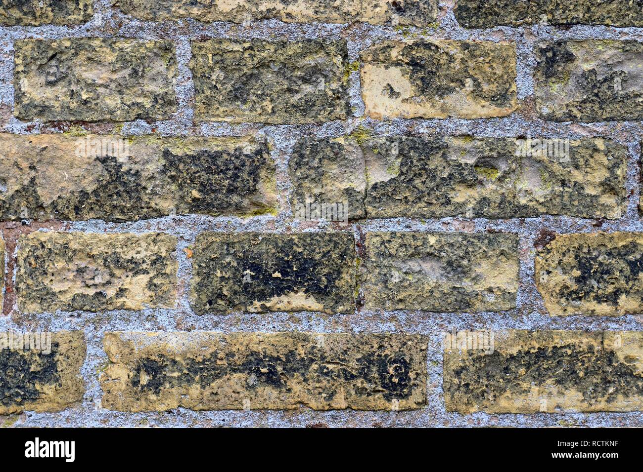 Close up surface of old weathered and vintage brick walls in high ...