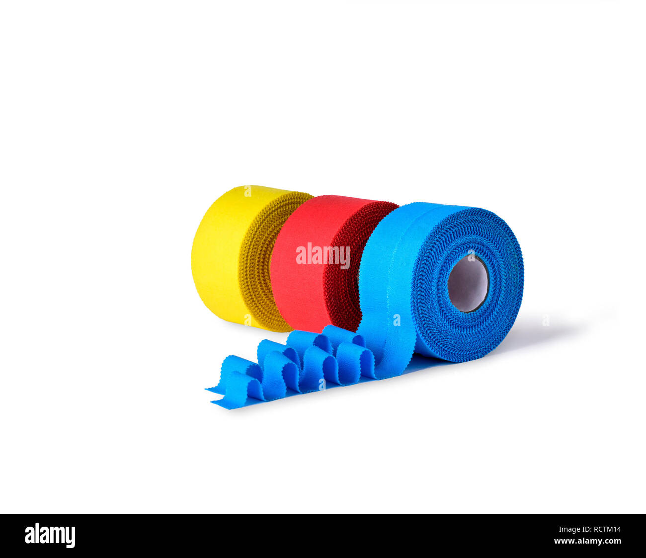 Kinesiology tape improves nerve receptors and reduces pain, used by