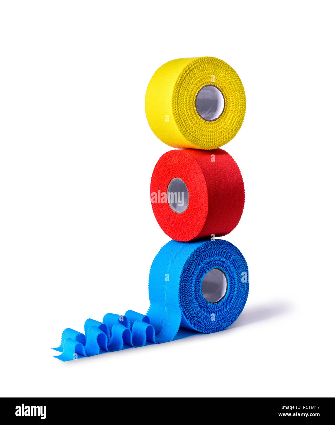 Kinesiology tape improves nerve receptors and reduces pain, used by