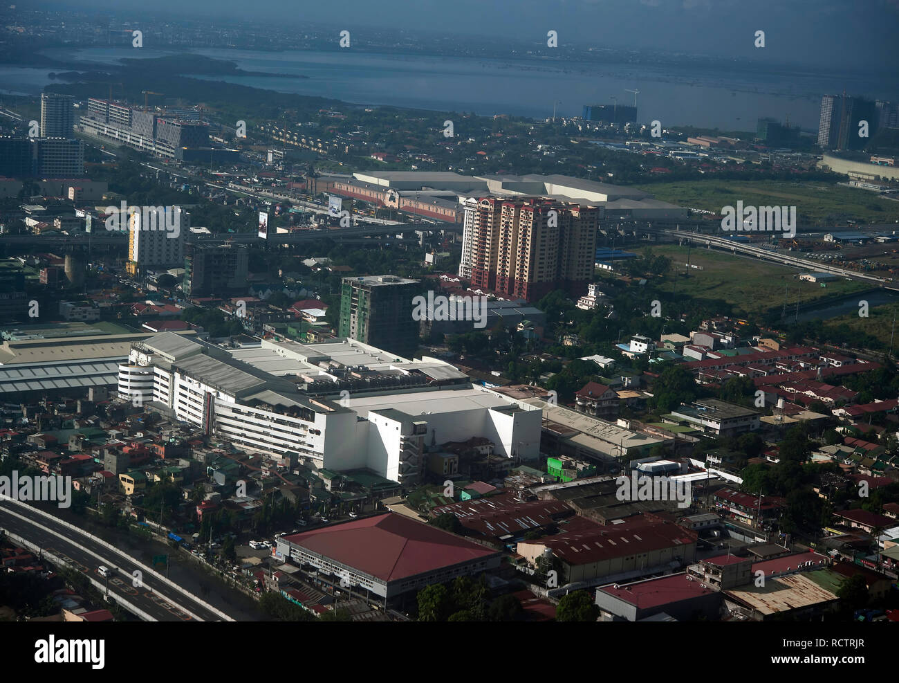 Aerial view, Pasay, Metro Manila, Luzon, Philippines, South East Asia