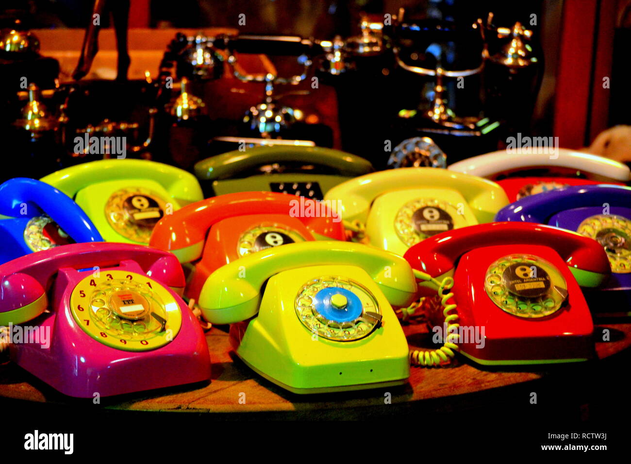 Phones Collection Stock Photo