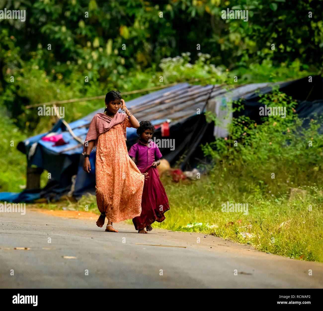 TRIBALS OF WAYANAD Stock Photo - Alamy