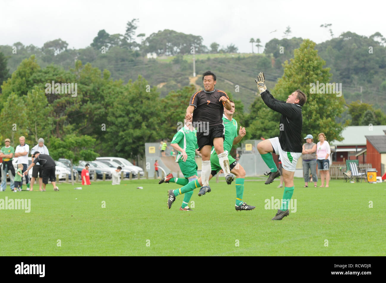 Auckland Sunday League Final, Pakuranga United vs Bohemian Celtic Stock Photo