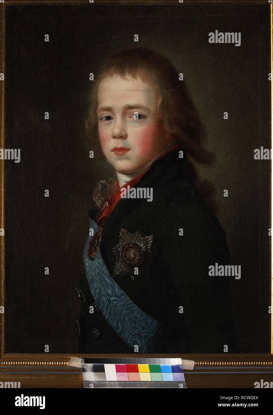 Portrait of Grand Duke Constantine Pavlovich of Russia (1779-1831) as child. Museum: State History Museum, Moscow. Author: ANONYMOUS. Stock Photo
