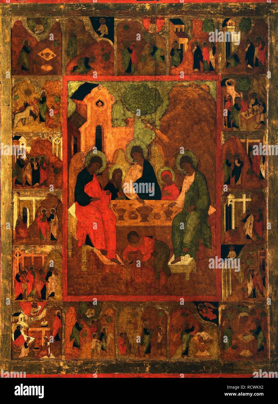 The Hospitality of Abraham (Old Testament Trinity). Museum State