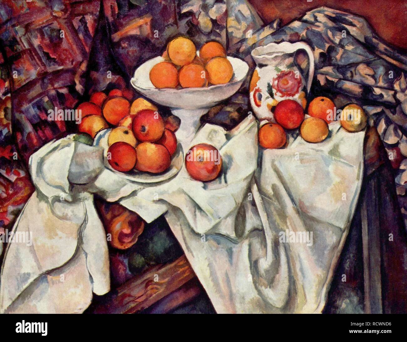 Still Life with Apples and Oranges. Museum: Musée d'Orsay, Paris ...