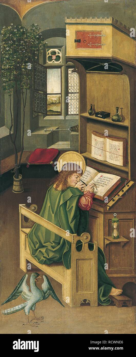 Saint John the Evangelist. Museum: Thyssen-Bornemisza Collections. Author: Mälesskircher, Gabriel. Stock Photo