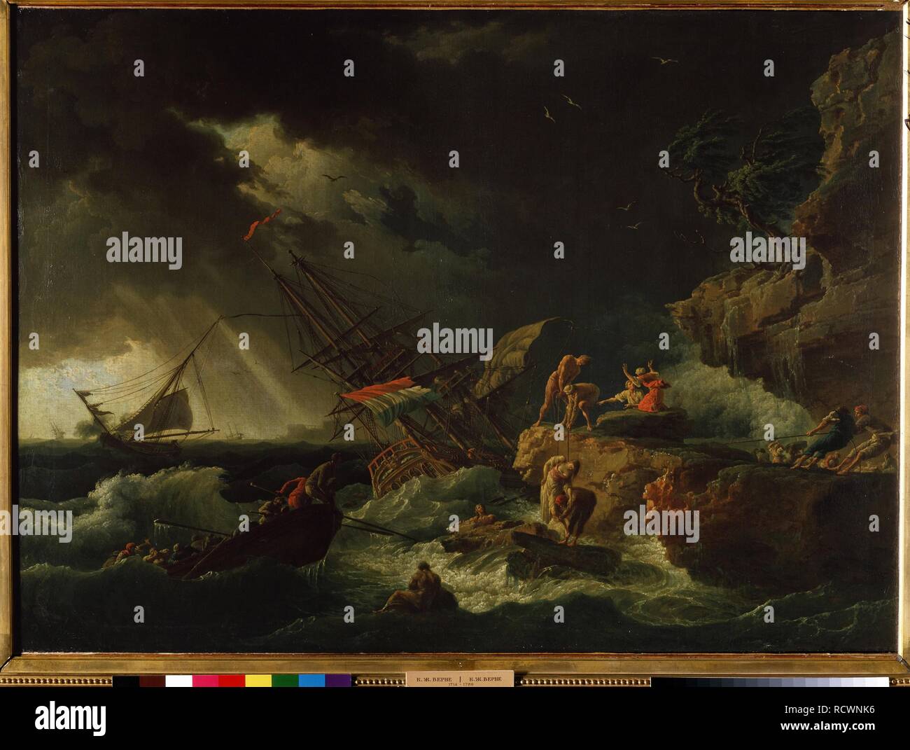 The Storm Claude Joseph Vernet High Resolution Stock Photography And Images Alamy