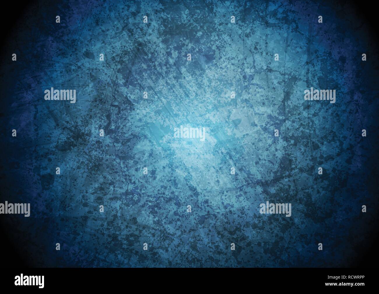 Grunge blue abstract wall texture design. Vector background Stock Vector