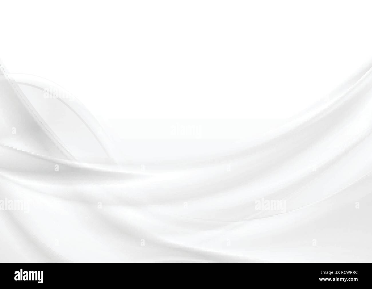 Abstract grey white smooth waves. Vector art background Stock Vector ...