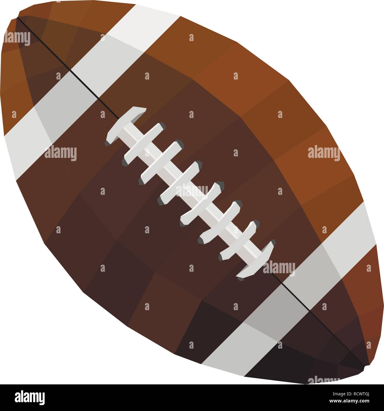 Vector polygonal sport ball isolated on white Stock Vector Image & Art ...