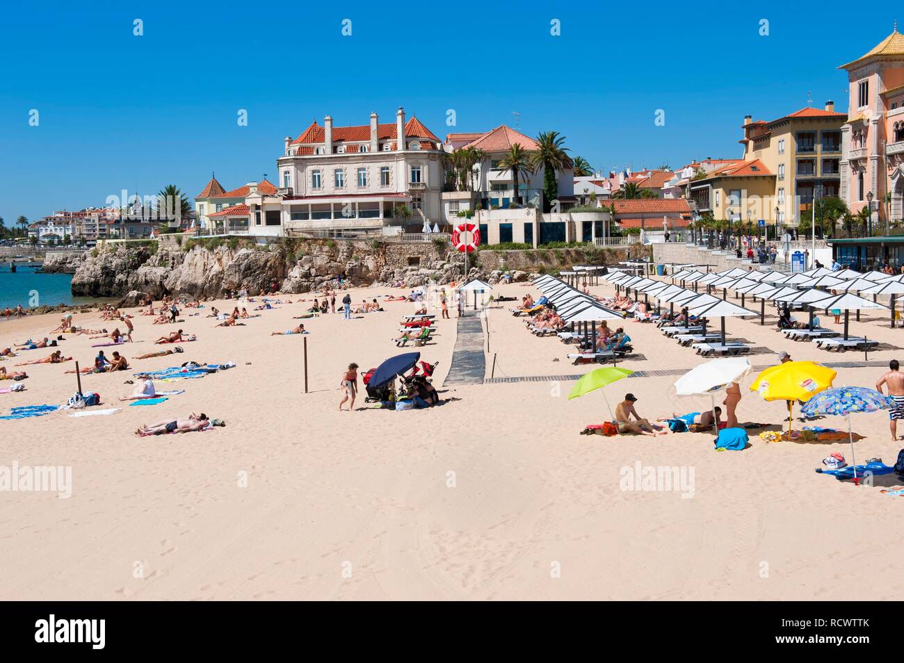Praia da Conceiçao, Cascais, Lisbon Coast, Portugal, Europe Stock Photo