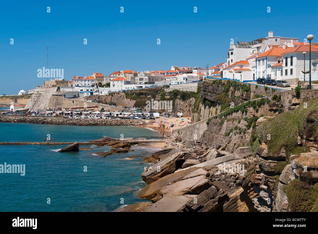 Ericera beach, Lisbon Coast, Portugal, Europe Stock Photo
