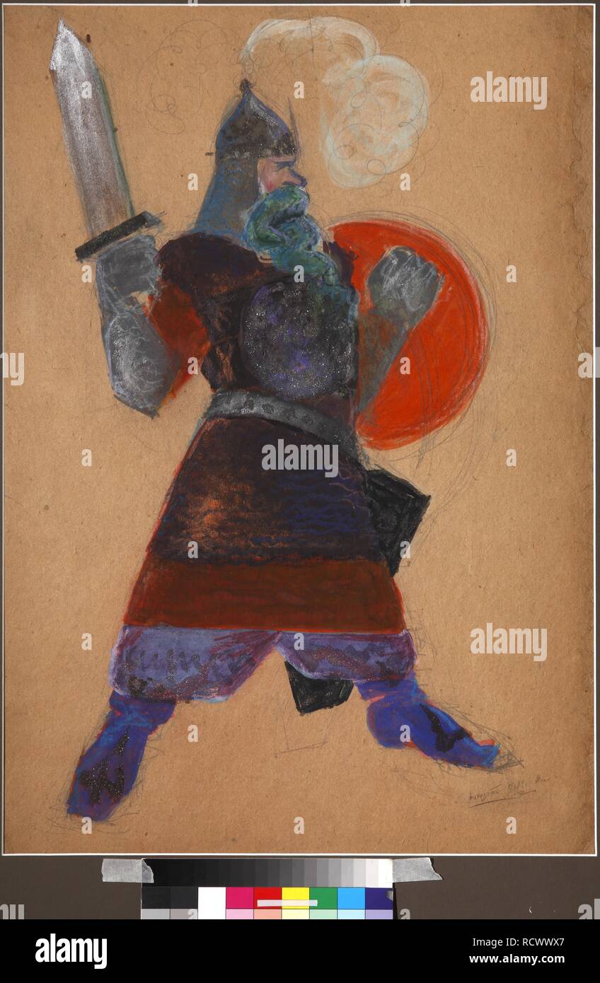 Costume design for the opera The golden Cockerel by N. RimskyKorsakov