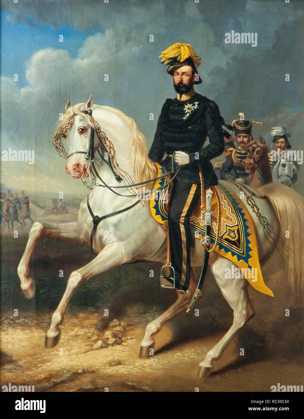 Portrait of the King Charles XV of Sweden (18261872). Museum