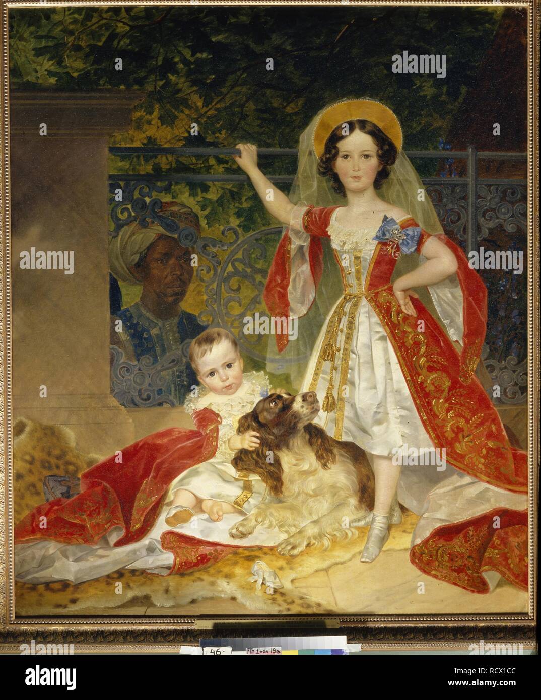 Portrait of Children of Prince Volkonsky. Museum: State Tretyakov ...