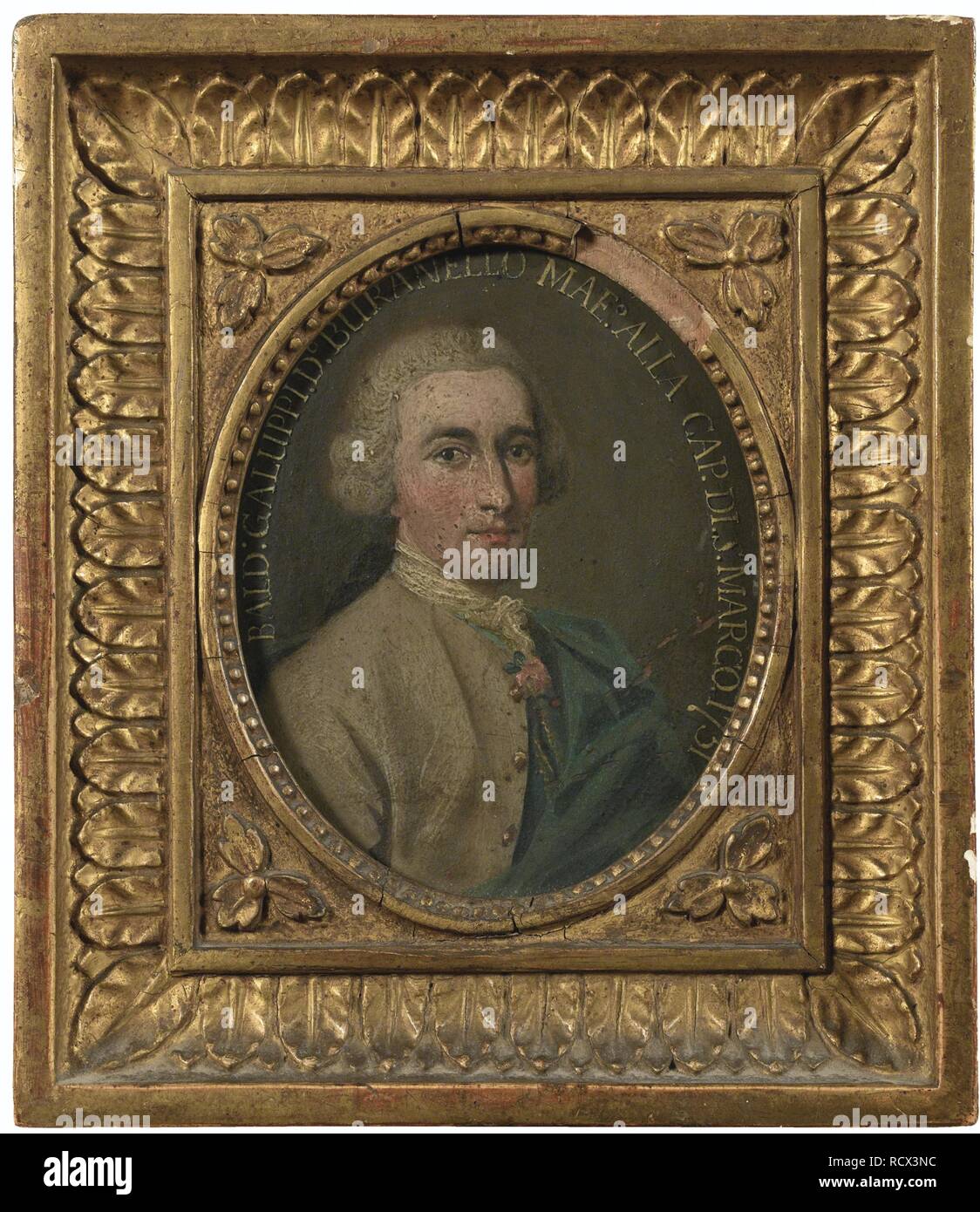 Portrait of the composer Baldassare Galuppi (1706-1785). Museum: PRIVATE COLLECTION. Author: Italian master. Stock Photo