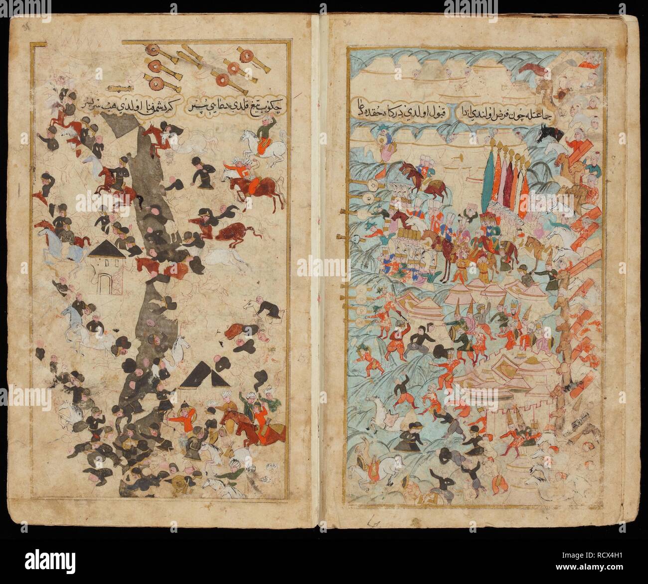 The Battle of Keresztes in 1596 (From Manuscript Mehmed III's ...