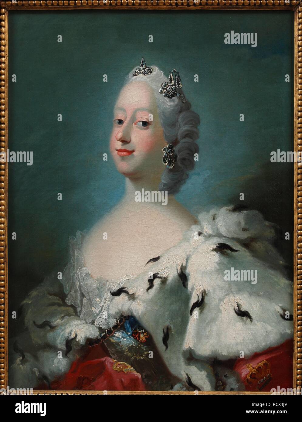 Louise of Great Britain, Queen of Denmark. Museum: The David Collection. Author: ALS, PEDER. Stock Photo