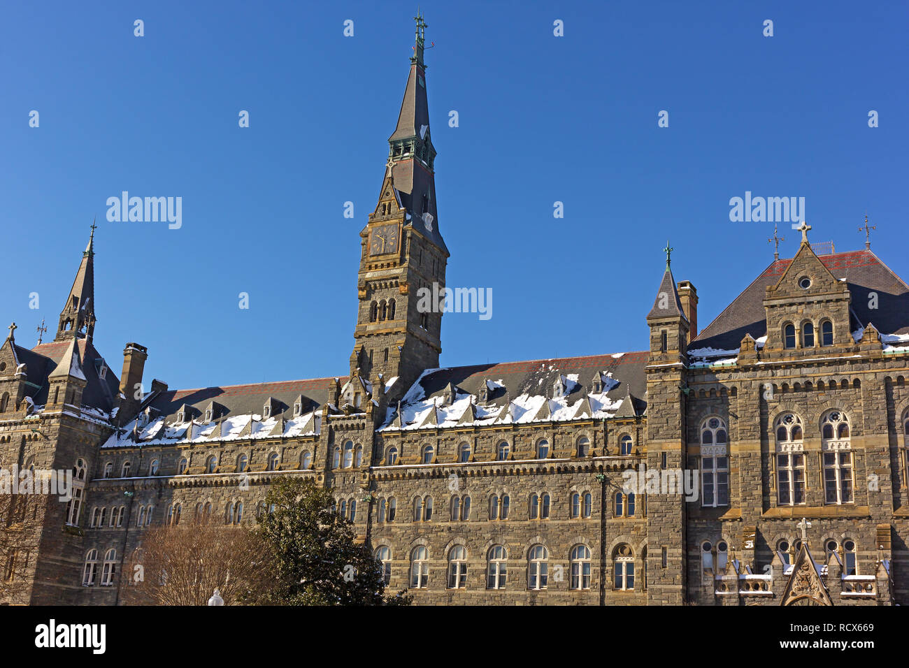Georgetown University Campus Winter