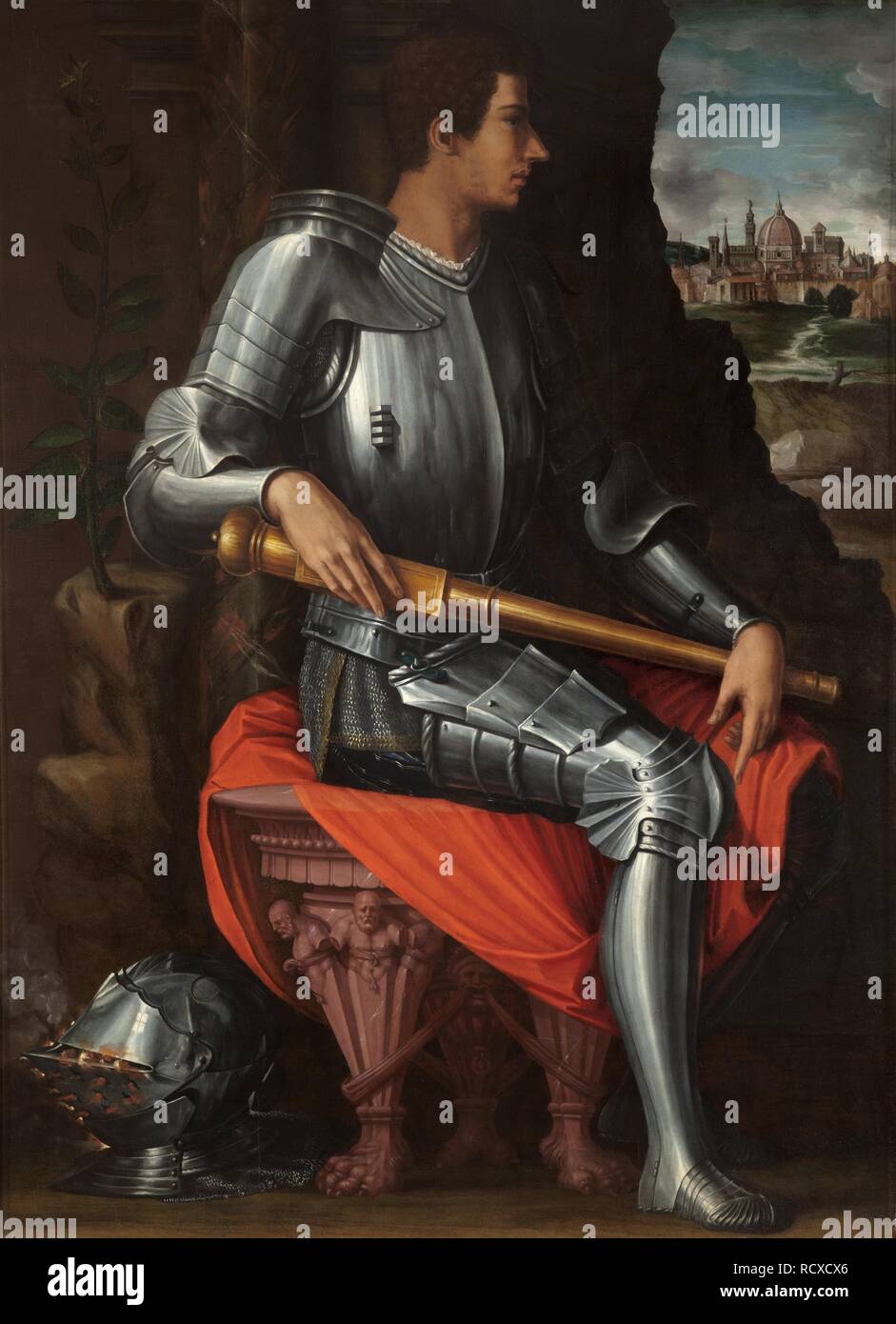Portrait of Alessandro de' Medici (1510-1537) called il Moro (the Moor ...