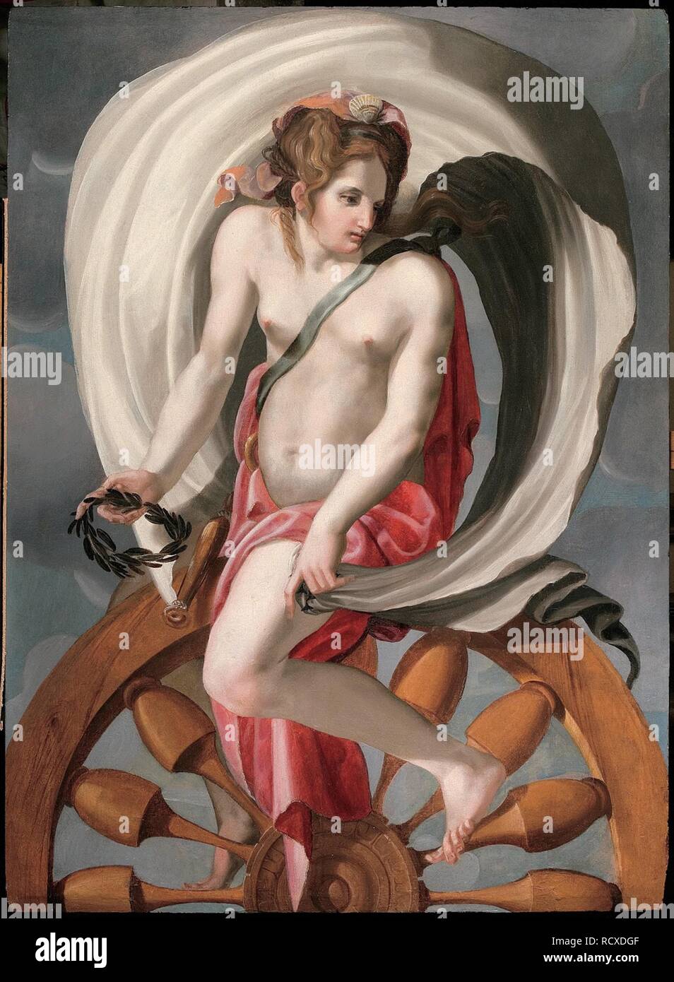 Allegory of Fortune or Nemesis. Museum: PRIVATE COLLECTION. Author: PORTELLI, CARLO. Stock Photo