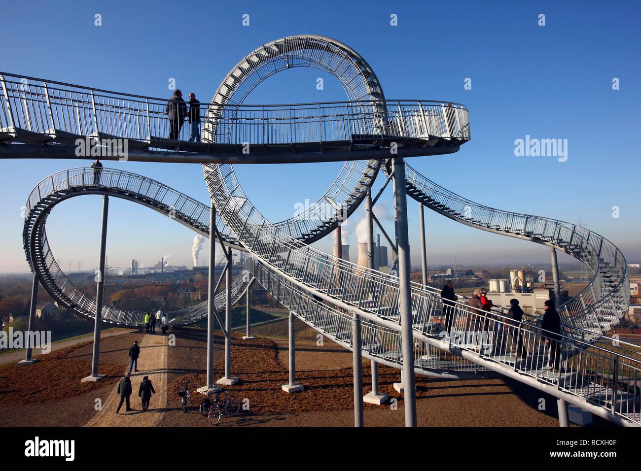 Tiger Turtle Magic Mountain a walkable landmark sculpture in