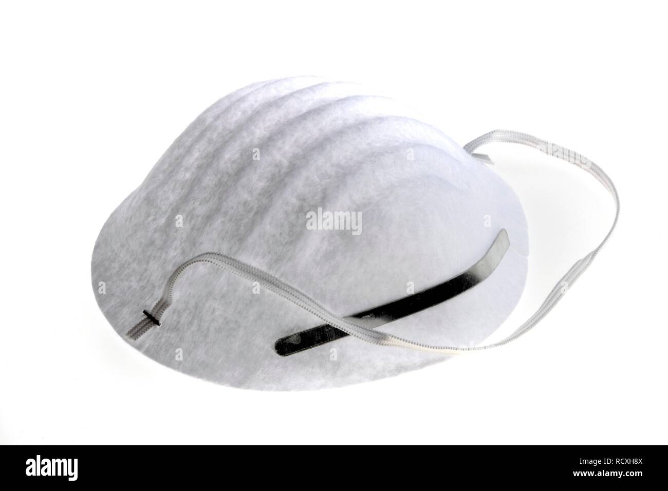 Mouth protection, dust protection, disposable product Stock Photo