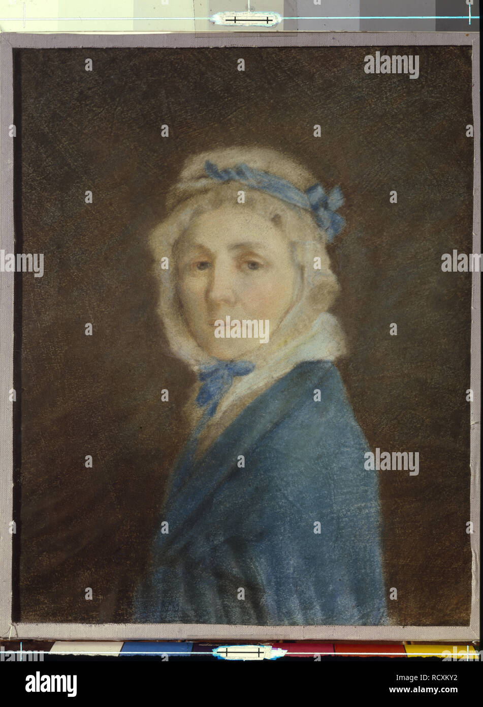 Portrait of Maria Nikiforovna Stromilova. Museum: Regional Art Gallery, Tver. Author: Venetsianov, Alexei Gavrilovich. Stock Photo