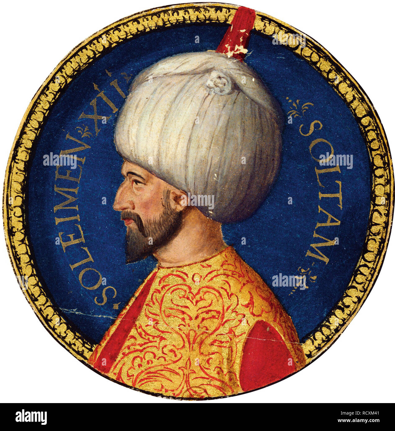 Portrait of sultan suleyman the magnificent hi-res stock photography ...