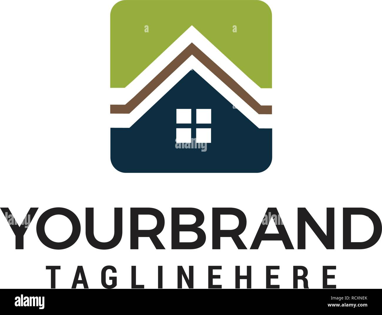 Real Estate Vector Logo Template design Stock Vector Image & Art - Alamy
