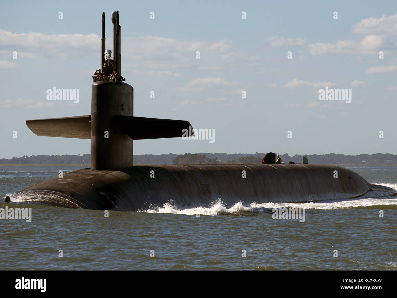 The Ohioclass ballisticmissile submarine USS Tennessee (SSBN 734