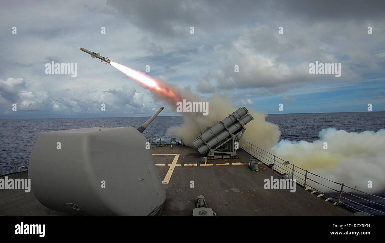 Harpoon stand off land attack missile hires stock photography and