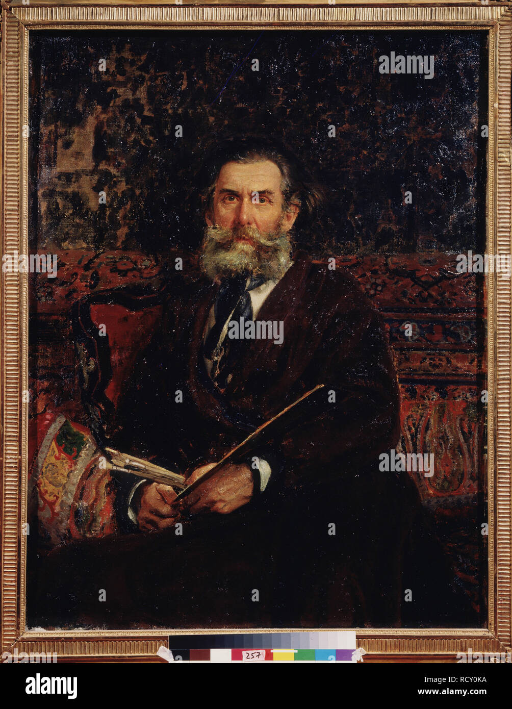 Portrait of the artist Alexei Bogolyubov (1824-1896). Museum: State A ...