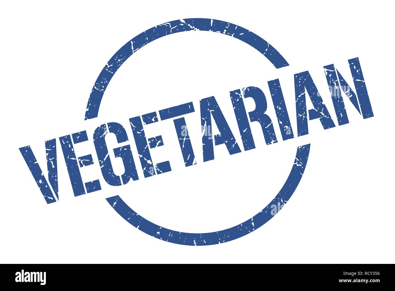vegetarian blue round stamp Stock Vector Image & Art - Alamy