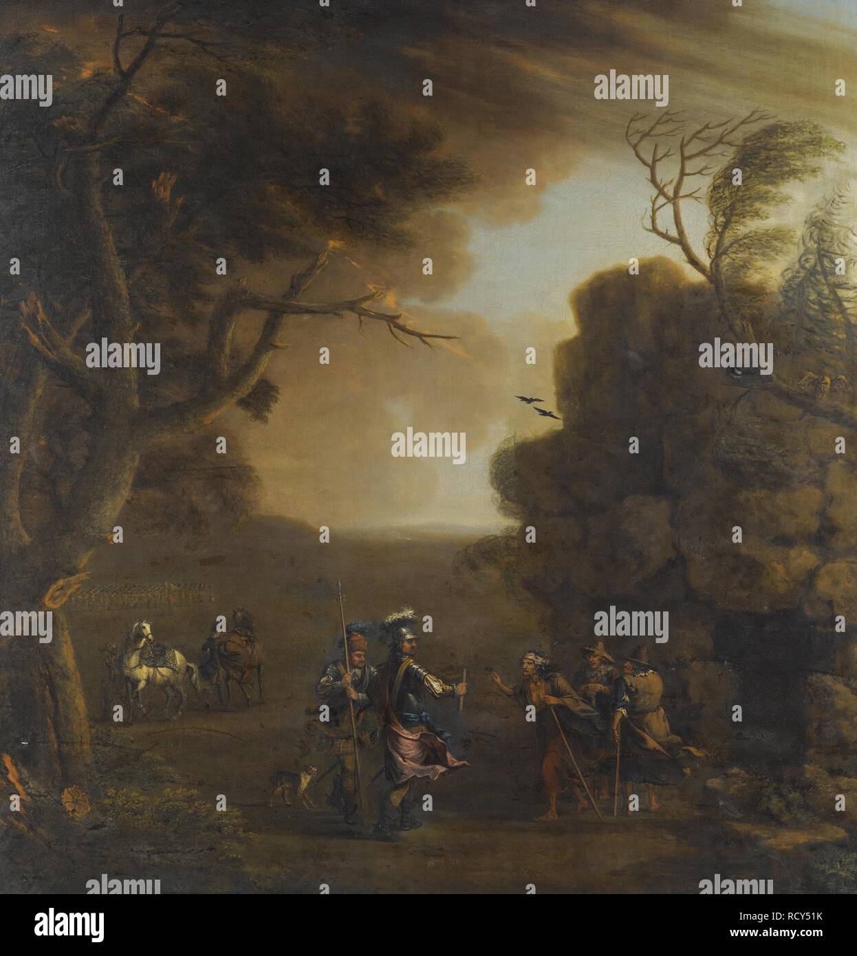 Macbeth and Banquo Meet the Three Witches. Museum: PRIVATE COLLECTION ...
