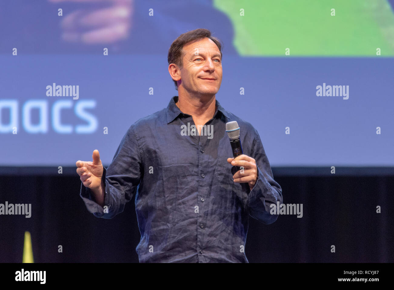 Bonn Germany May 19th 18 Jason Isaacs 1963 English Actor Harry Potter Star Trek Discovery At Fedcon 27 A Four Day Sci Fi Fan Convention Stock Photo Alamy