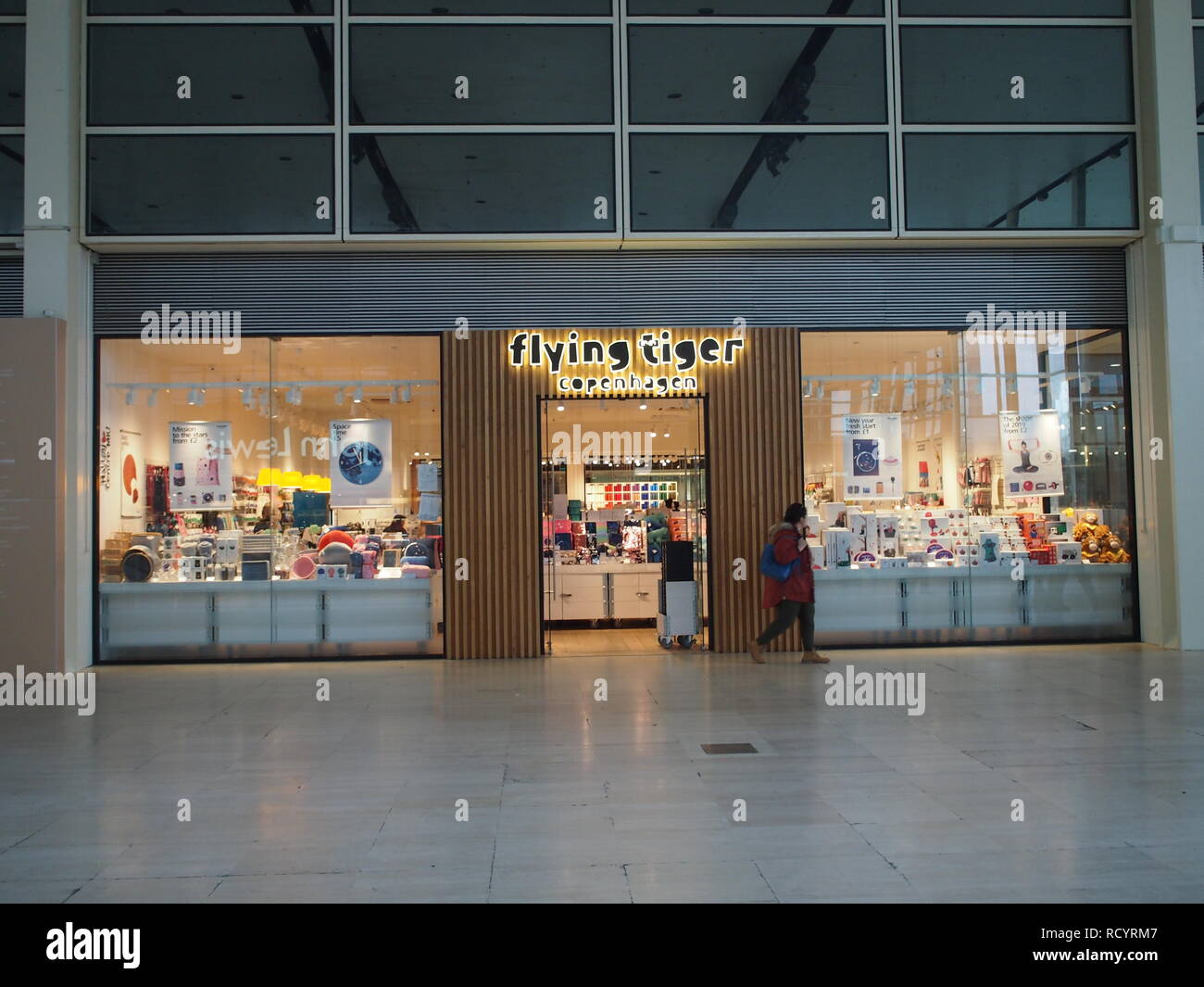 Flying Tiger shop in Milton Keynes shopping centre Stock Photo Alamy