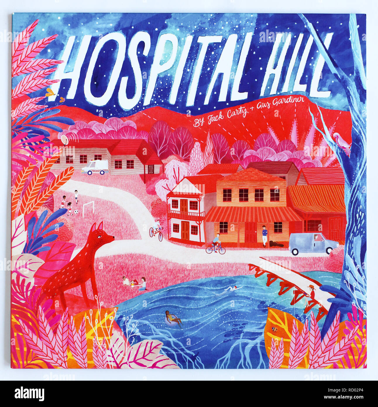 The cover of Hospital Hill by Jack Carty and Gus Gardiner. 2018 album. - Editorial use only Stock Photo