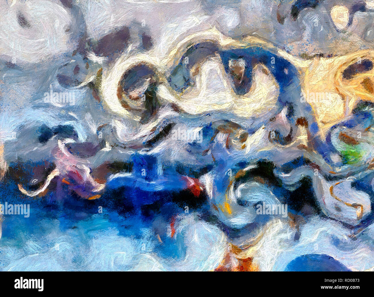 Oil painting abstract background in fashion impressionism style. Hand ...