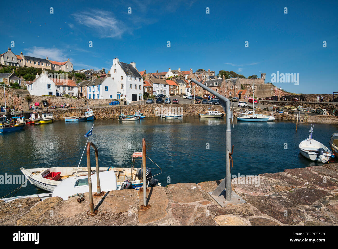 Crail Harbour, Neuk of Fife, Fifeshire, Scotland, UK Stock Photo Alamy