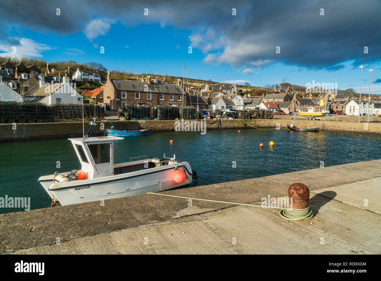 Johnshaven Harbour, near Montrose, Aberdeenshire, Highland Region