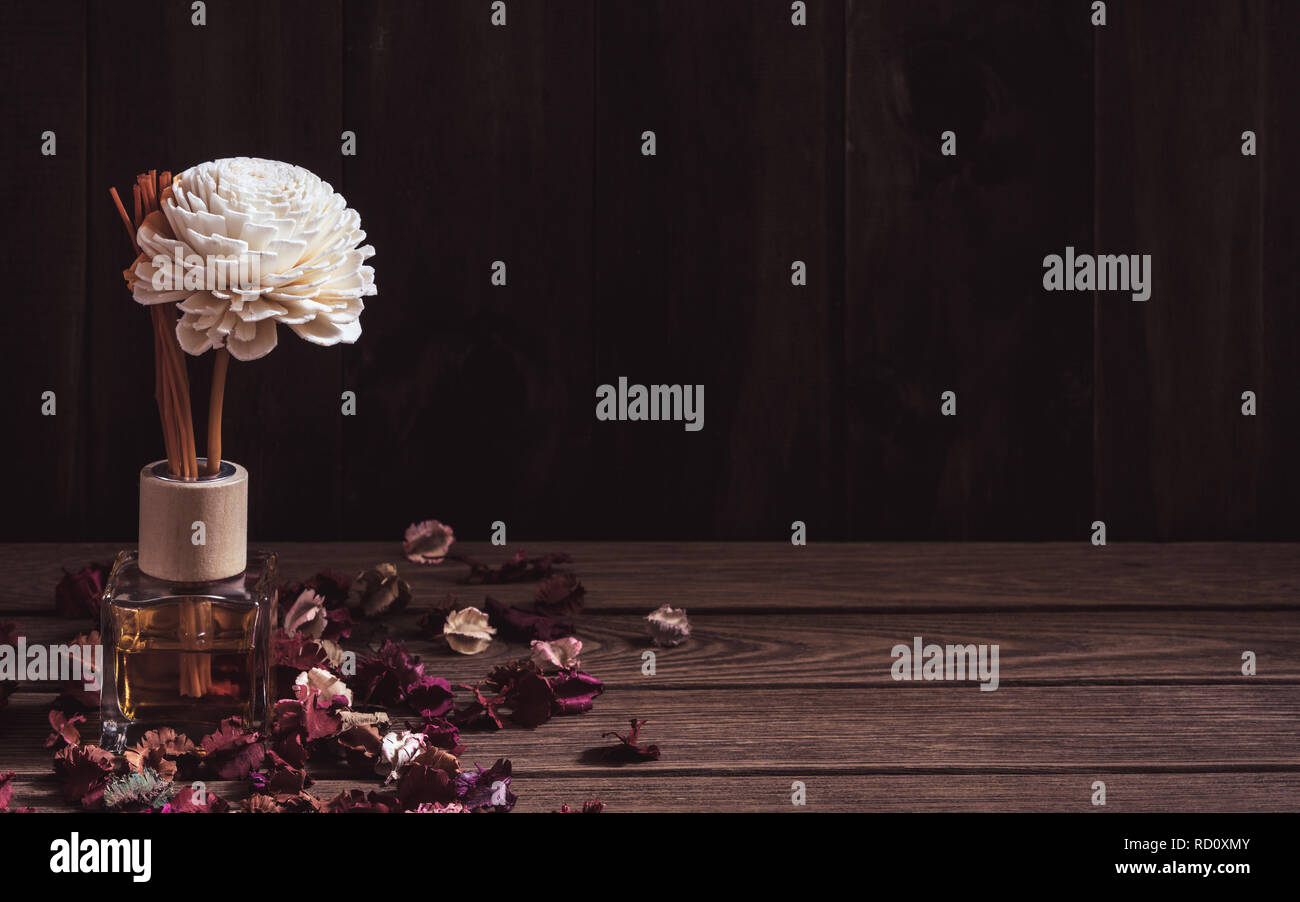 Still Life Of Aromatic Reed Freshener Fragrance Diffuser